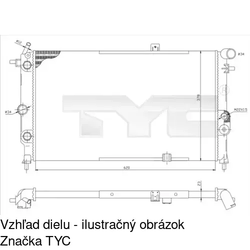 Chladiče vody 5514087X /POLCAR/ - obr. 2