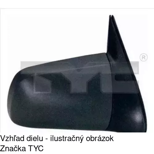 Vonkajšie zrkadlo 5514524M /POLCAR/ - obr. 4
