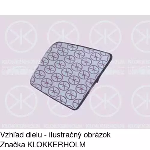 Sklo vonkajšieho zrkadla s držiakom 5514552E /POLCAR/ - obr. 2