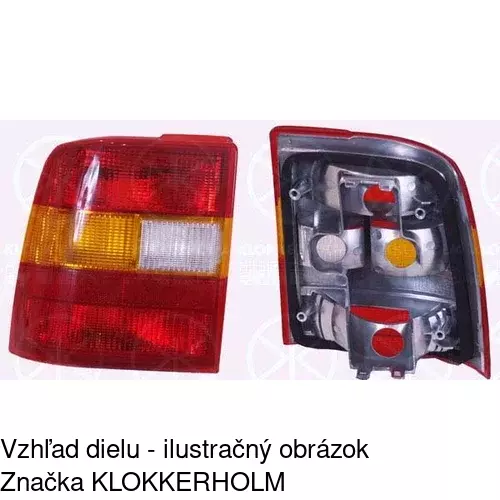 Zadné svetlo POLCAR 551488-E
