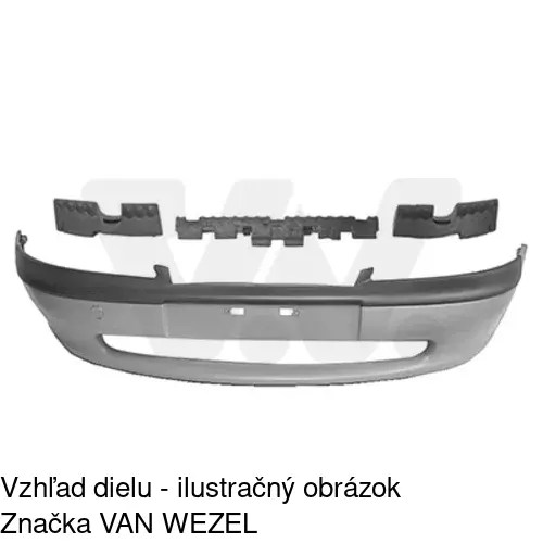 Predný nárazník POLCAR 551607-J