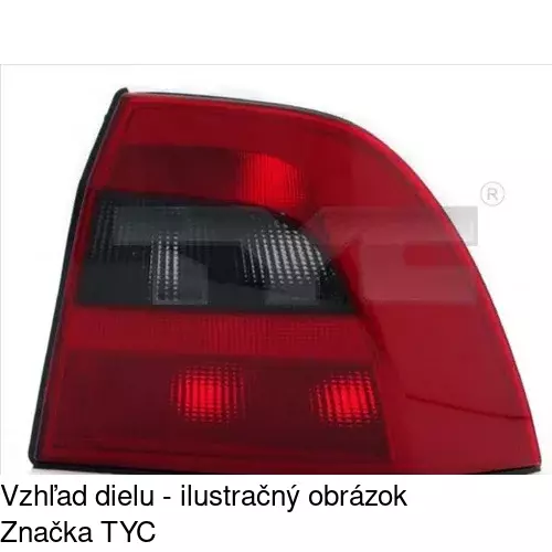 Zadné svetlo POLCAR 5517881E