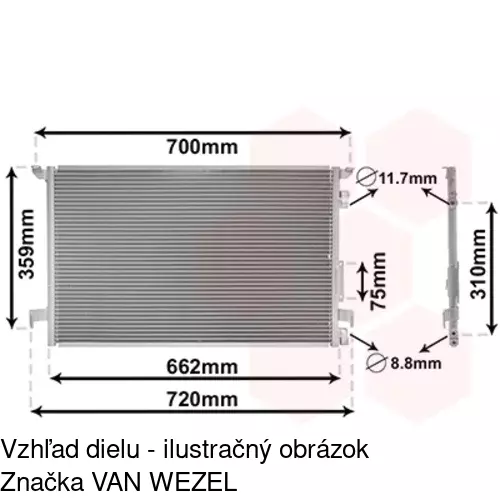 Chladiče klimatizácie 5518K8C1 /POLCAR/ - obr. 4