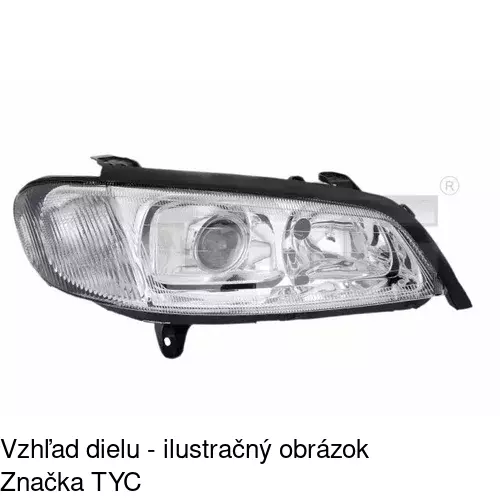 Hlavný reflektor POLCAR 5528092E