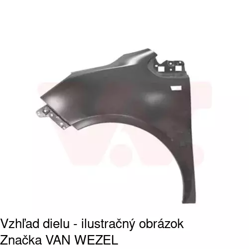 Predný blatník 554601 /POLCAR/ - obr. 3
