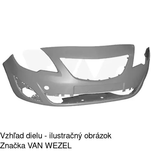 Predný nárazník 554607-J /POLCAR/ - obr. 1