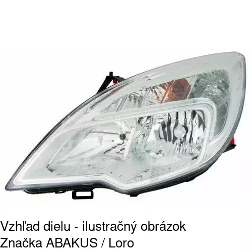 Hlavný reflektor 554610-T /POLCAR/ - obr. 3