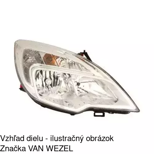 Hlavný reflektor 554610-T /POLCAR/ - obr. 5