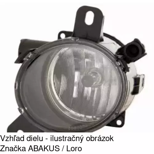 Hmlové svetlo - predné 554630-E /POLCAR/ - obr. 2
