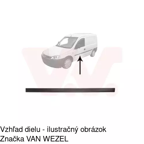 Lišta dverí POLCAR 55560033