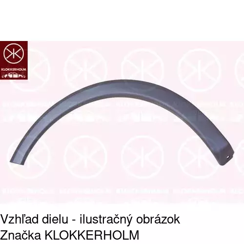 Lišta blatníka POLCAR 5556025J