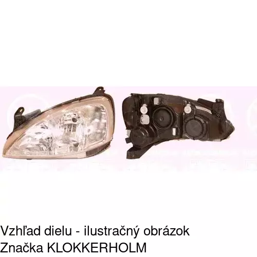 Hlavný reflektor 5556091E /POLCAR/ - obr. 4
