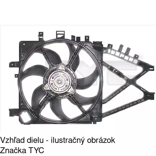 Ventilátory chladičov 555623W9 /POLCAR/ - obr. 3