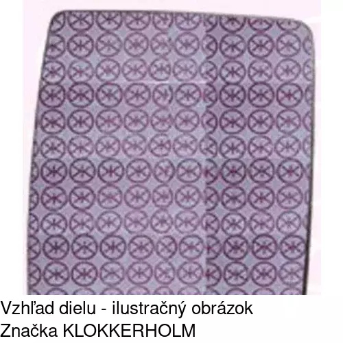 Sklo vonkajšieho zrkadla s držiakom 5556548M /POLCAR/ - obr. 2