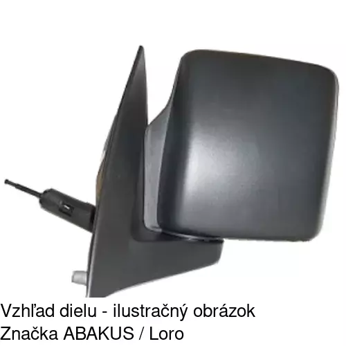 Rám vonkajšieho zrkadla 555654PM /POLCAR/ - obr. 5
