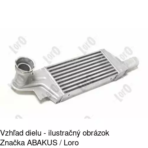 Chladiče vzduchu (Intercoolery) 5557J8-1 /POLCAR/ - obr. 3