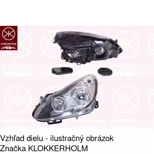 Hlavný reflektor 5558093E /POLCAR/ - obr. 4