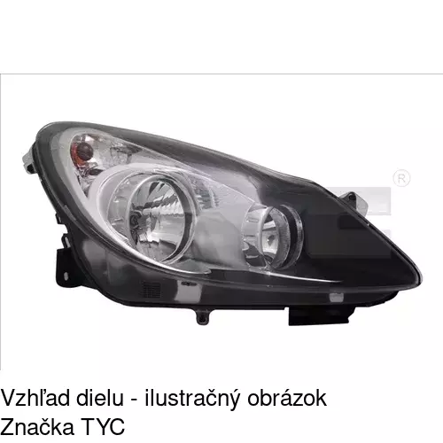 Hlavný reflektor POLCAR 5558105E