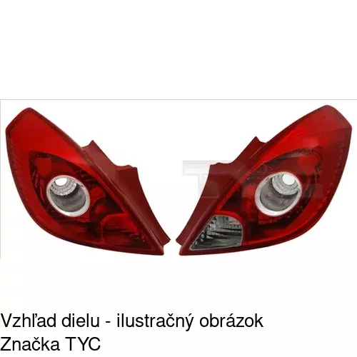 Zadné svetlo 5558880E /POLCAR/ - obr. 1