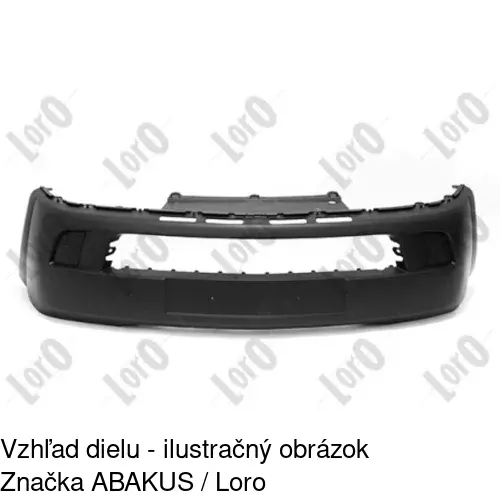 Predný nárazník POLCAR 555907-2