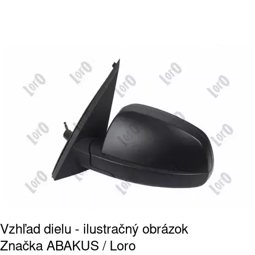 Vonkajšie zrkadlo 5559511M /POLCAR/ - obr. 5