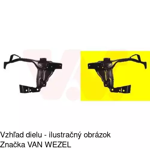 Držiak predného pásu 556104-6 /POLCAR/ - obr. 2