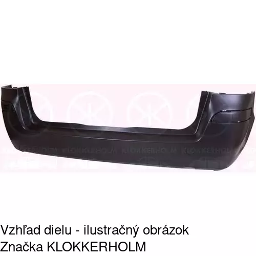Zadný nárazník POLCAR 556196