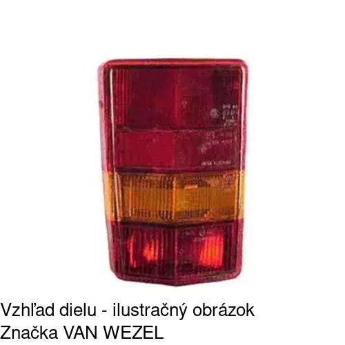 Zadné svetlo POLCAR 570187-E