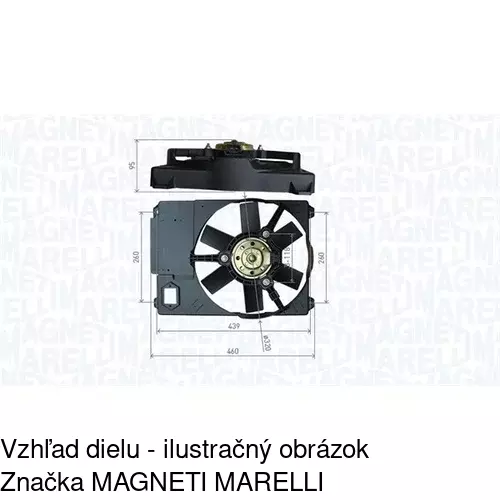 Ventilátory chladičov 570223W1 /POLCAR/ - obr. 4
