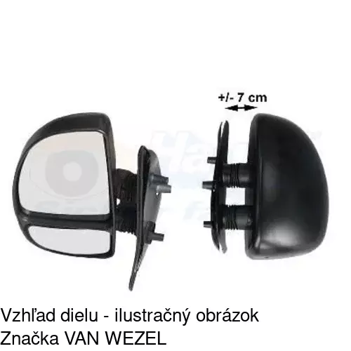 Vonkajšie zrkadlo 5702522M /POLCAR/ - obr. 5
