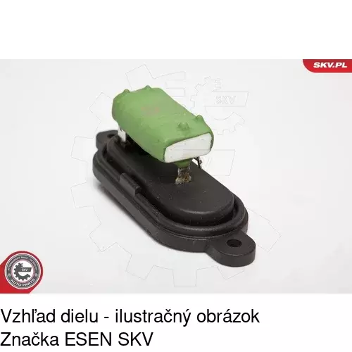 Ovládače klimatizácie 5704KST-4 /POLCAR/ - obr. 1