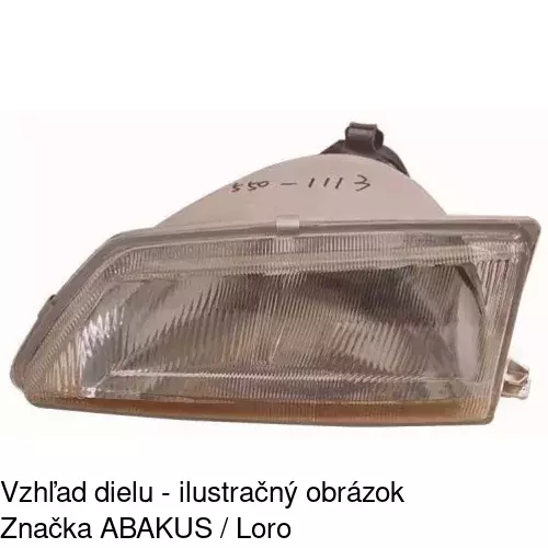 Hlavný reflektor 5706101C /POLCAR/ - obr. 2