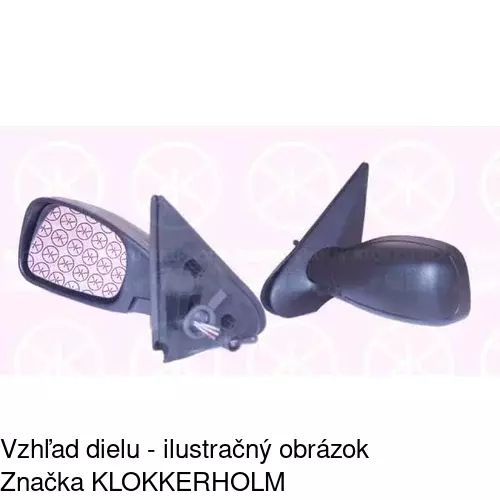 Vonkajšie zrkadlo 5707511E /POLCAR/ - obr. 4