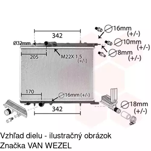 Chladiče vody 571008A2 /POLCAR/ - obr. 5