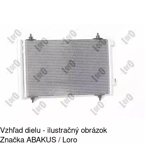 Chladiče klimatizácie 5711K8C1S /POLCAR/ - obr. 3