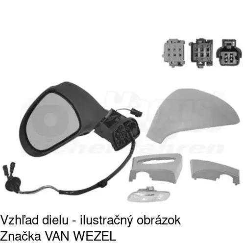 Vonkajšie zrkadlo 5712515M /POLCAR/ - obr. 4