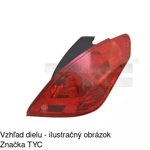 Zadné svetlo POLCAR 571288-E