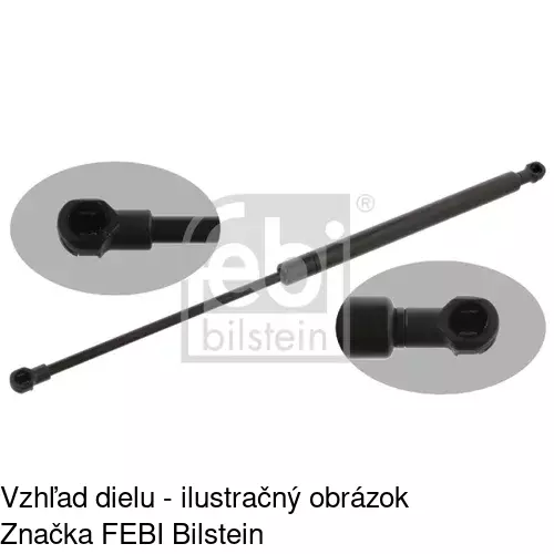 Plynová pružina 5712AB /POLCAR/ - obr. 1