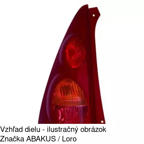 Zadné svetlo 571687-E /POLCAR/ - obr. 3