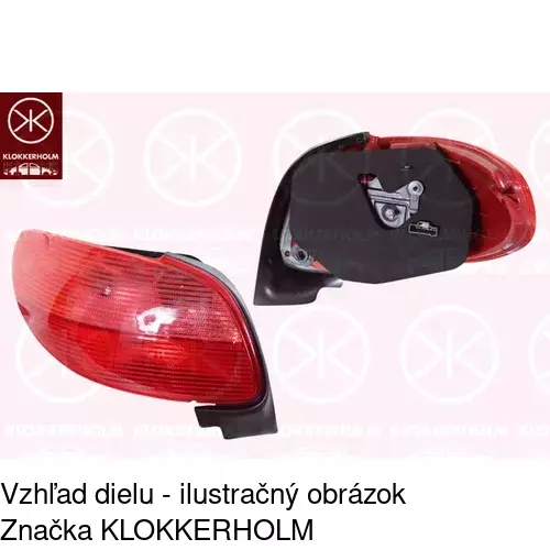 Zadné svetlo POLCAR 5723872S