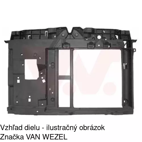 Predné čelo 572404QT /POLCAR/ - obr. 2