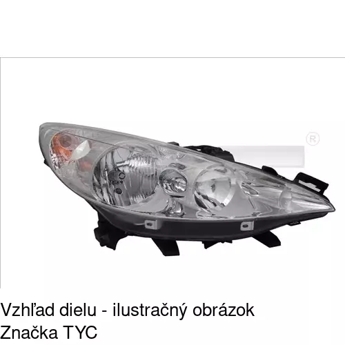 Hlavný reflektor POLCAR 572409-V