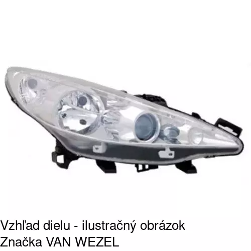 Hlavný reflektor 5724101E /POLCAR/ - obr. 5