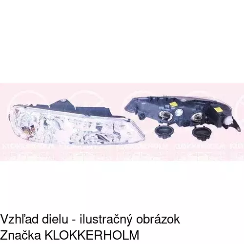 Hlavný reflektor 574709-E /POLCAR/ - obr. 2
