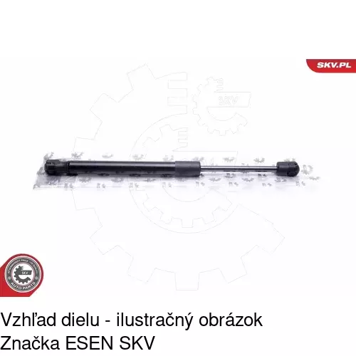 Plynová pružina 5748AB2 /POLCAR/ - obr. 1