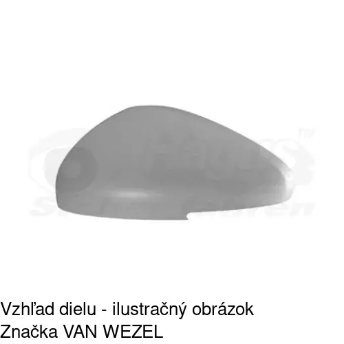 Rám vonkajšieho zrkadla 575654PM /POLCAR/ - obr. 4