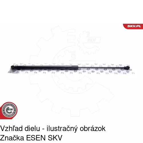 Plynová pružina 5756AB1 /POLCAR/ - obr. 2