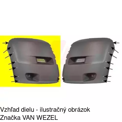 Rámik nárazníka 5770182Q /POLCAR/ - obr. 4