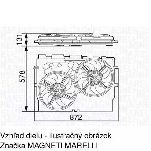 Ventilátory chladičov 577023W1X /POLCAR/ - obr. 3