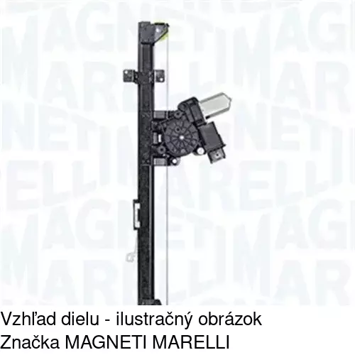 Mechanizmus sťahovania okna elektrický bez motora 5770PSG1 /POLCAR/ - obr. 4